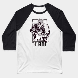 Valeria - THE IGUANA (WHITE BG) Baseball T-Shirt